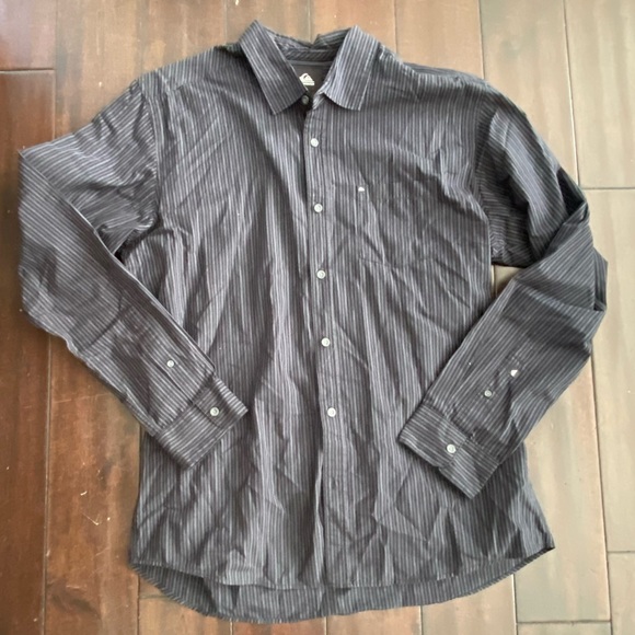 Quiksilver Button down Long Sleeve shirt L - Picture 2 of 4